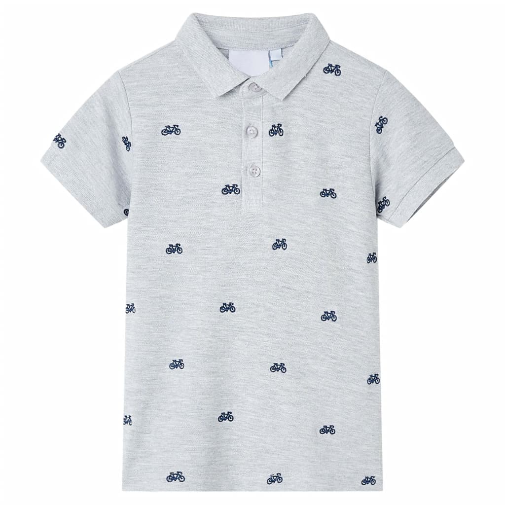Children's polo shirt navy blue 116 Children's polo shirt melange 104 Children's polo shirt melange