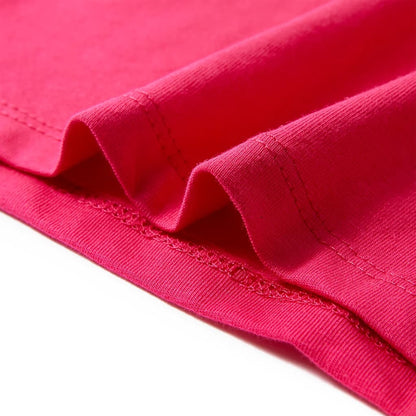 Children's T-shirt, bright pink, size 104; Children's T-shirt, bright pink, size 116; Children's T-shirt, bright pink