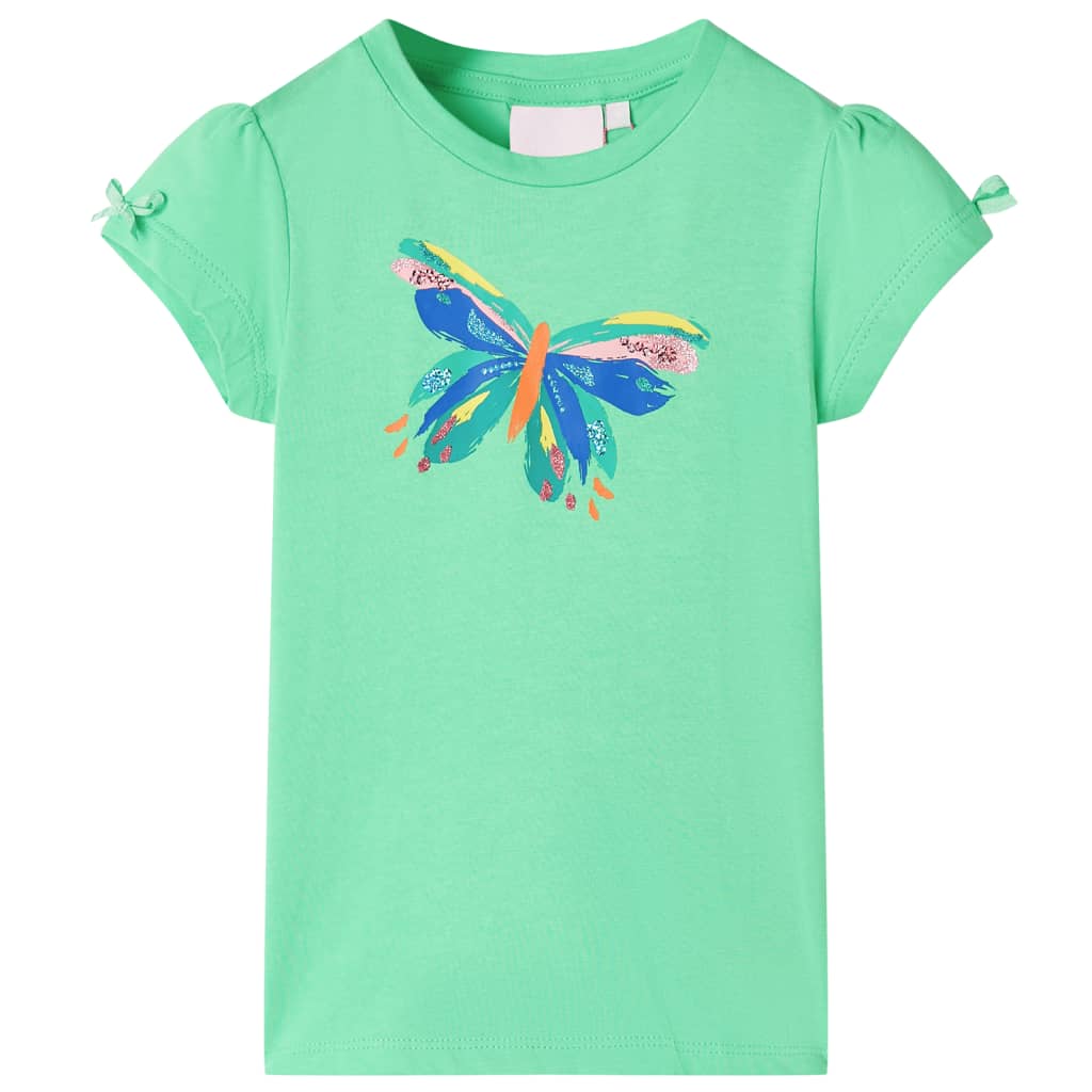 Children's T-shirt, bright pink, size 104; Children's T-shirt, bright pink, size 116; Children's T-shirt, bright pink