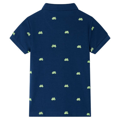 Children's polo shirt navy blue 116 Children's polo shirt melange 104 Children's polo shirt melange