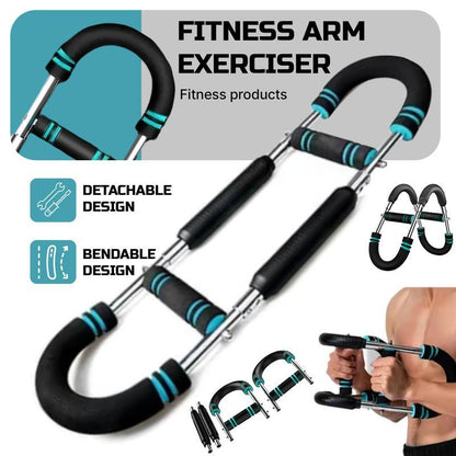Yagod Twist Bar Arm Trainer, Adjustable Resistance From 90 To 120 Lbs, Suitable For Home And Gym Use, For Arm, Chest, And Shoulder Training