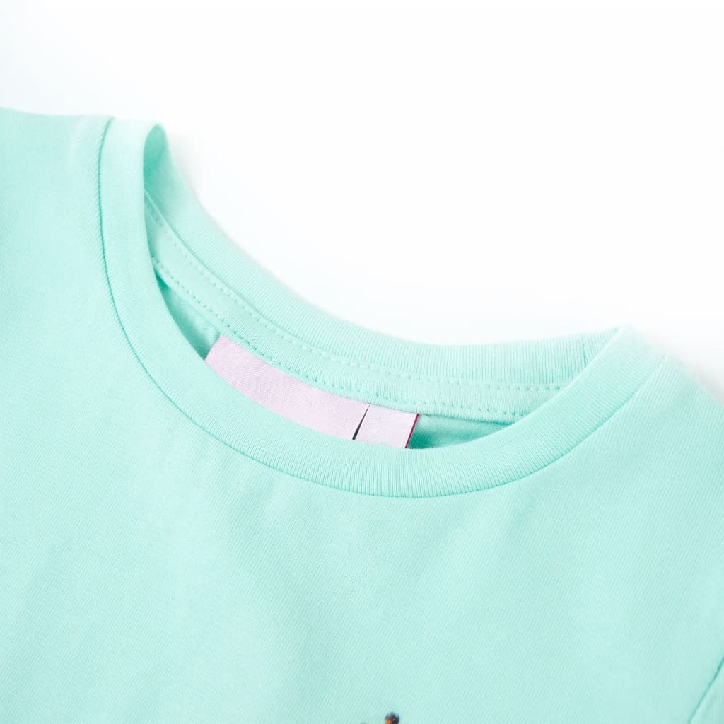 children's T-shirt light blue 104 children's T-shirt light blue 116 children's T-shirt light blue