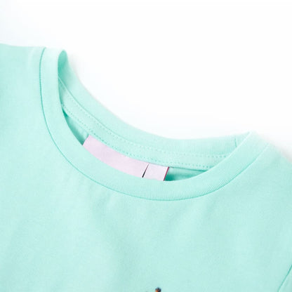 children's T-shirt light blue 104 children's T-shirt light blue 116 children's T-shirt light blue