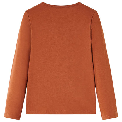 Children's long-sleeved shirt Cognac 104 Children's long-sleeved shirt Cognac 116 Children's long-sleeved shirt Cognac