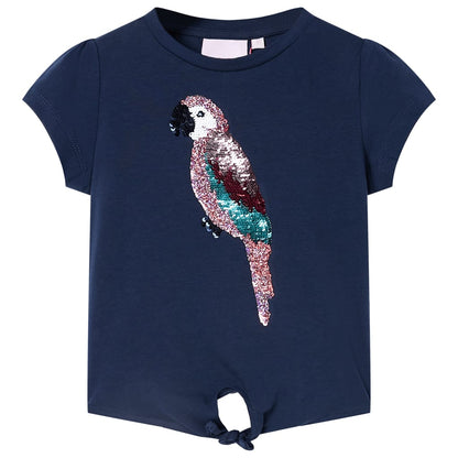 children's T-shirt neon pink 104 children's T-shirt neon pink 128 children's T-shirt navy blue