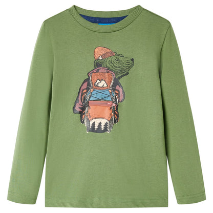 Children's long-sleeved shirt ochre 104 Children's long-sleeved shirt ochre 116 Children's long-sleeved shirt ochre