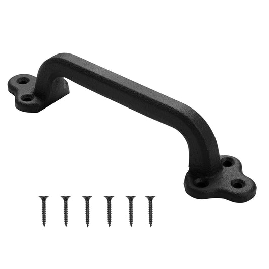 Scheunentorgriff, 231 Mm, Scheunentürgriff Mit Rostbeständiger Beschichtung, Schiebetür Griff Aus Karbonstahl, Schrankgriff, Metall-Schiebetürgriffe Für Garage, Schuppen, Schrank