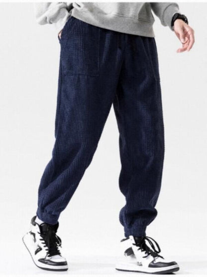 Casual Pants, Trendy And Fashionable Casual Pants, Men's Pants, Men's Pants, Long Pants, Straight Pants, Corduroy Casual Pants, Tight-fitting Casual Pants, Anti-wrinkle Casual Pants, 9-inch Pants, Men