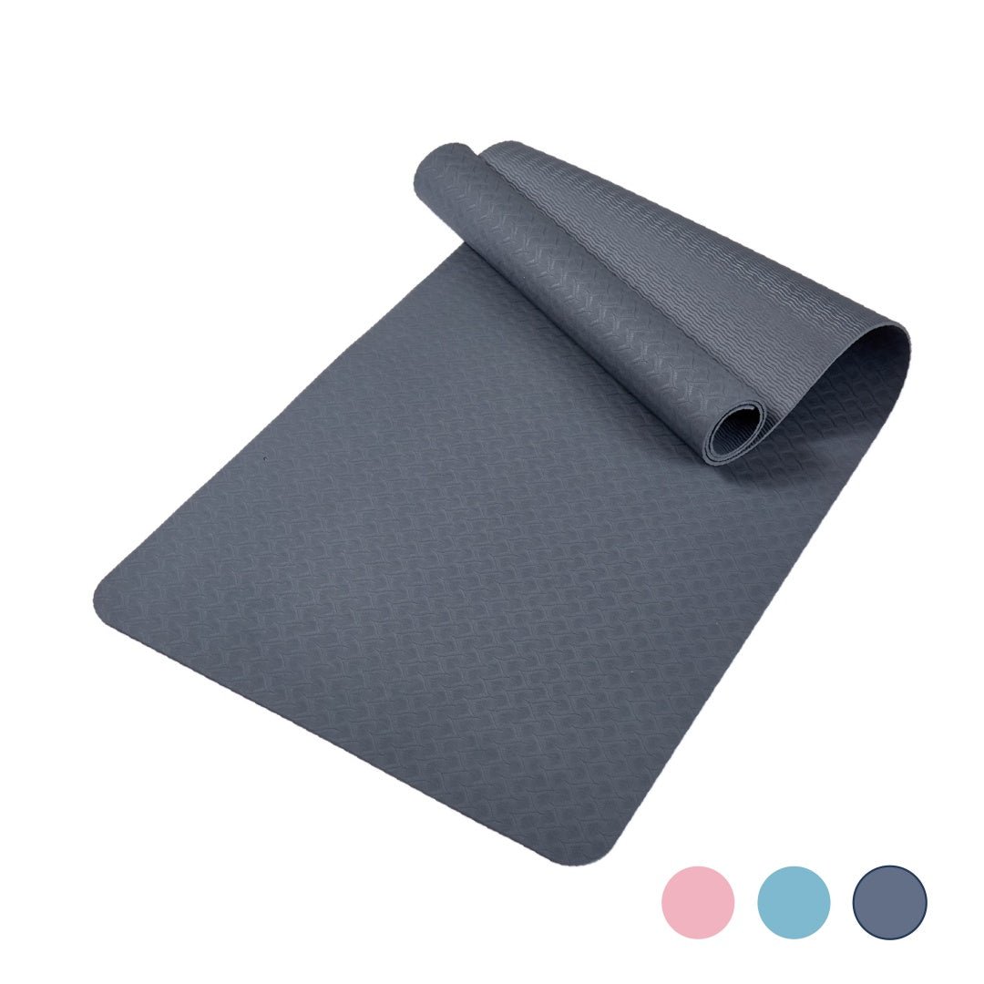 Yoga Mat, Exercise Yoga Mat With Non-Slip Design, Professional TPE Exericise Mat, 72  X 24  Multi-Purpose Workout Mat For Women, Pilates Fitness And Floor Exercises
