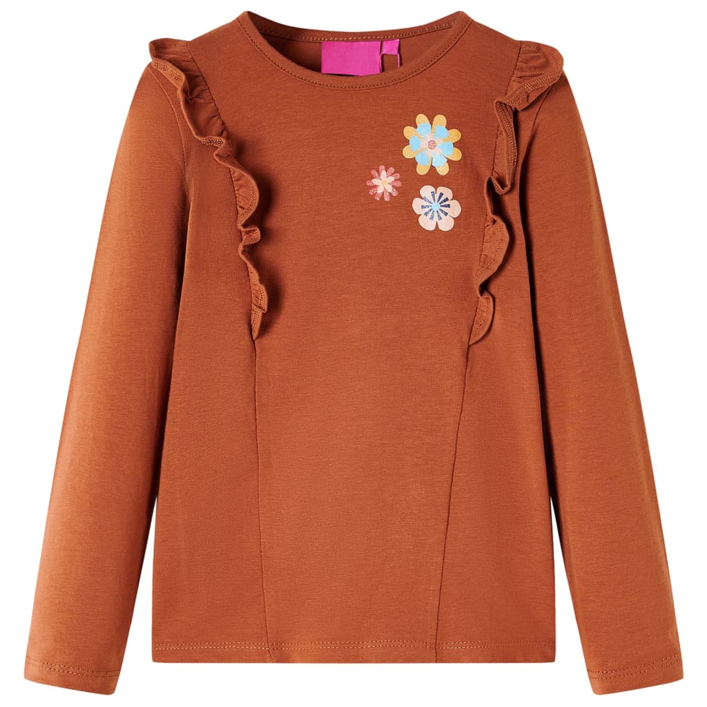 Children's long-sleeved shirt Cognac 104 Children's long-sleeved shirt Cognac 116 Children's long-sleeved shirt Cognac