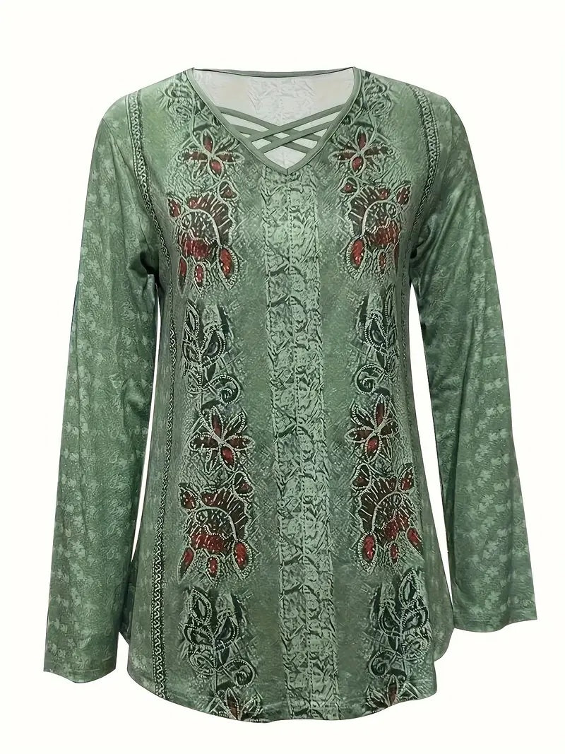 New Summer Short-sleeved Lace Heart Print T-shirt Women's Top