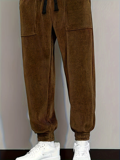 Casual Pants, Trendy And Fashionable Casual Pants, Men's Pants, Men's Pants, Long Pants, Straight Pants, Corduroy Casual Pants, Tight-fitting Casual Pants, Anti-wrinkle Casual Pants, 9-inch Pants, Men
