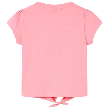 children's T-shirt neon pink 104 children's T-shirt neon pink 128 children's T-shirt navy blue